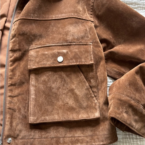 Zara 100% Suede Jacket - Picture 3 of 5